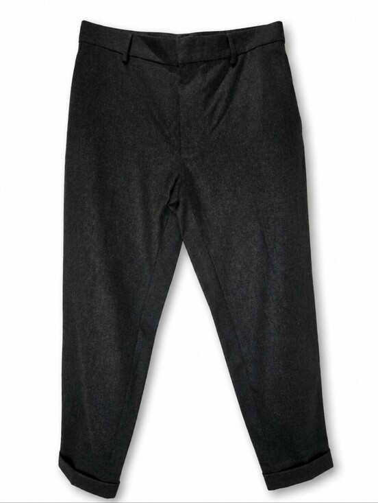 COS Pants - COS Womens Charcoal Tailored Dress Pants Classic Workwear Wool And Cashmere